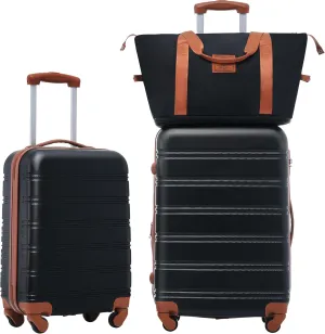 2-Piece Lightweight Luggage Set, Expandable Spinner Suitcases with TSA Lock, ABS Hardside Suitcase 20Inch 24Inch, Travel Luggage Sets for Men and Women