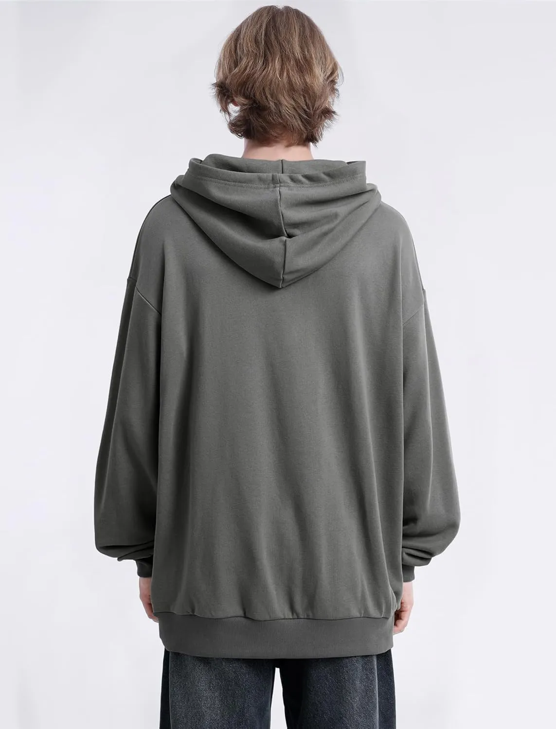 Aelfric Eden Y2k Hoodies Blurry Shadow Print Hoodie Oversized Hooded Sweatshirt Pullover Tops