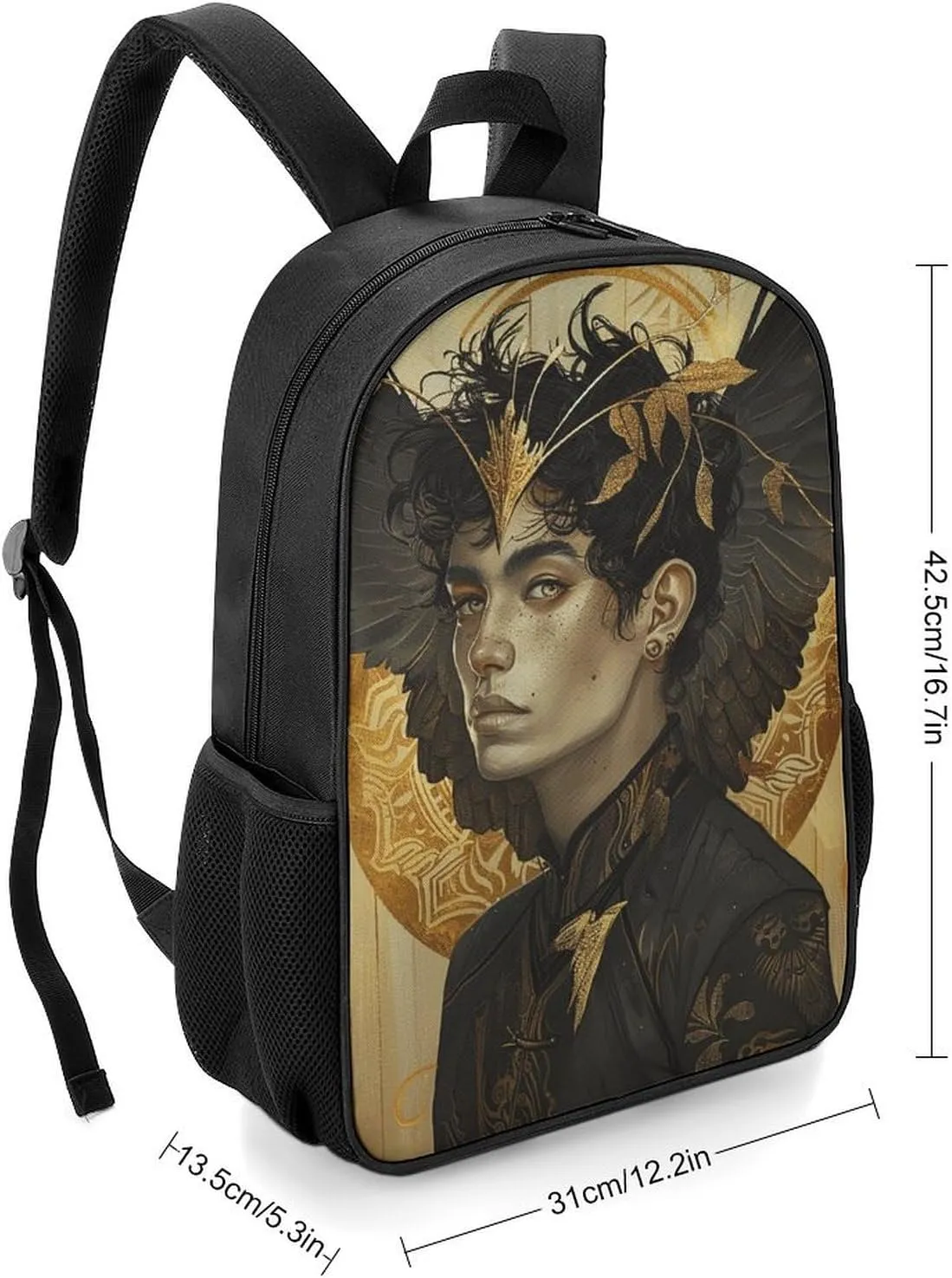 Backpack for Women Men Travel Light Black Man Daypack Lightweight Laptop Bag Carry On Backpacks for Work