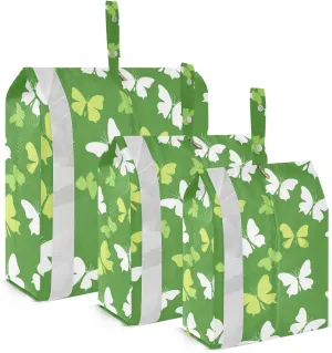 Butterflies St3 Set Packing Travel Organizer Reusable Folding Closet Organizer Big Ziplock Bags Organizers And Storage For Office