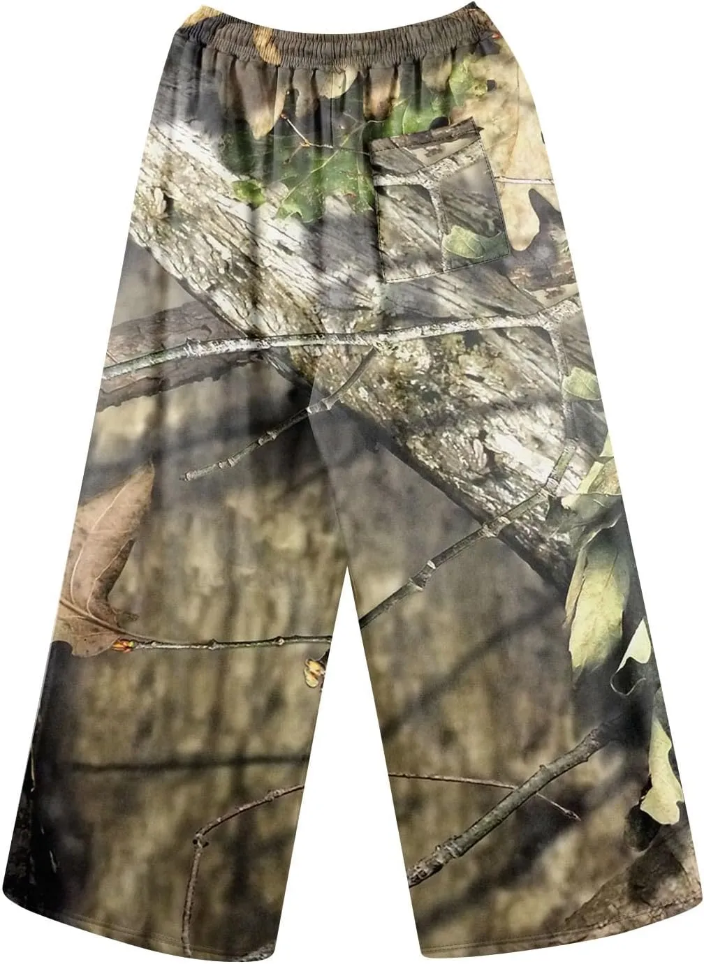 Camo Pants Women High Straight Wide Leg Waist Pant Drape Fashion Loose Trousers Business Casual Camouflage Work Pants