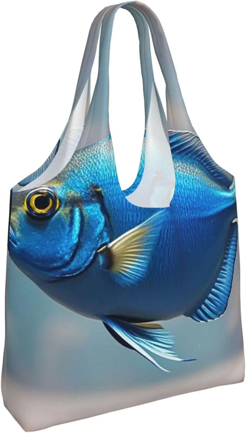 Canvas Tote Bag Reusable Grocery Bags Lightweight Handbag Cartoon Giraffe Tote Bag for Shopping Cloth Bags