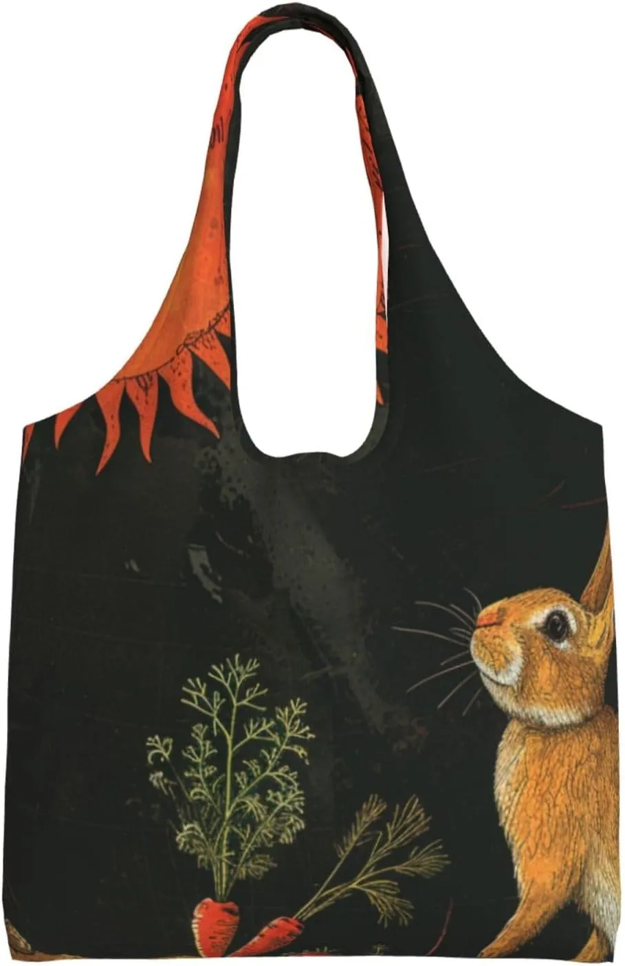 Canvas Tote Bag Reusable Grocery Bags Lightweight Handbag Cartoon Giraffe Tote Bag for Shopping Cloth Bags