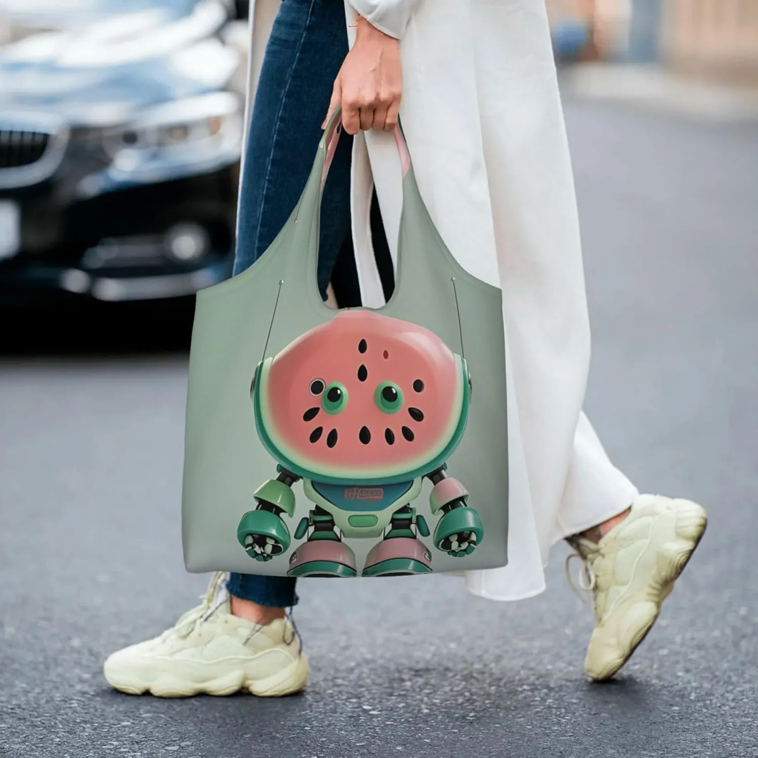 Canvas Tote Bag Reusable Grocery Bags Lightweight Handbag Lion image Tote Bag for Shopping Cloth Bags