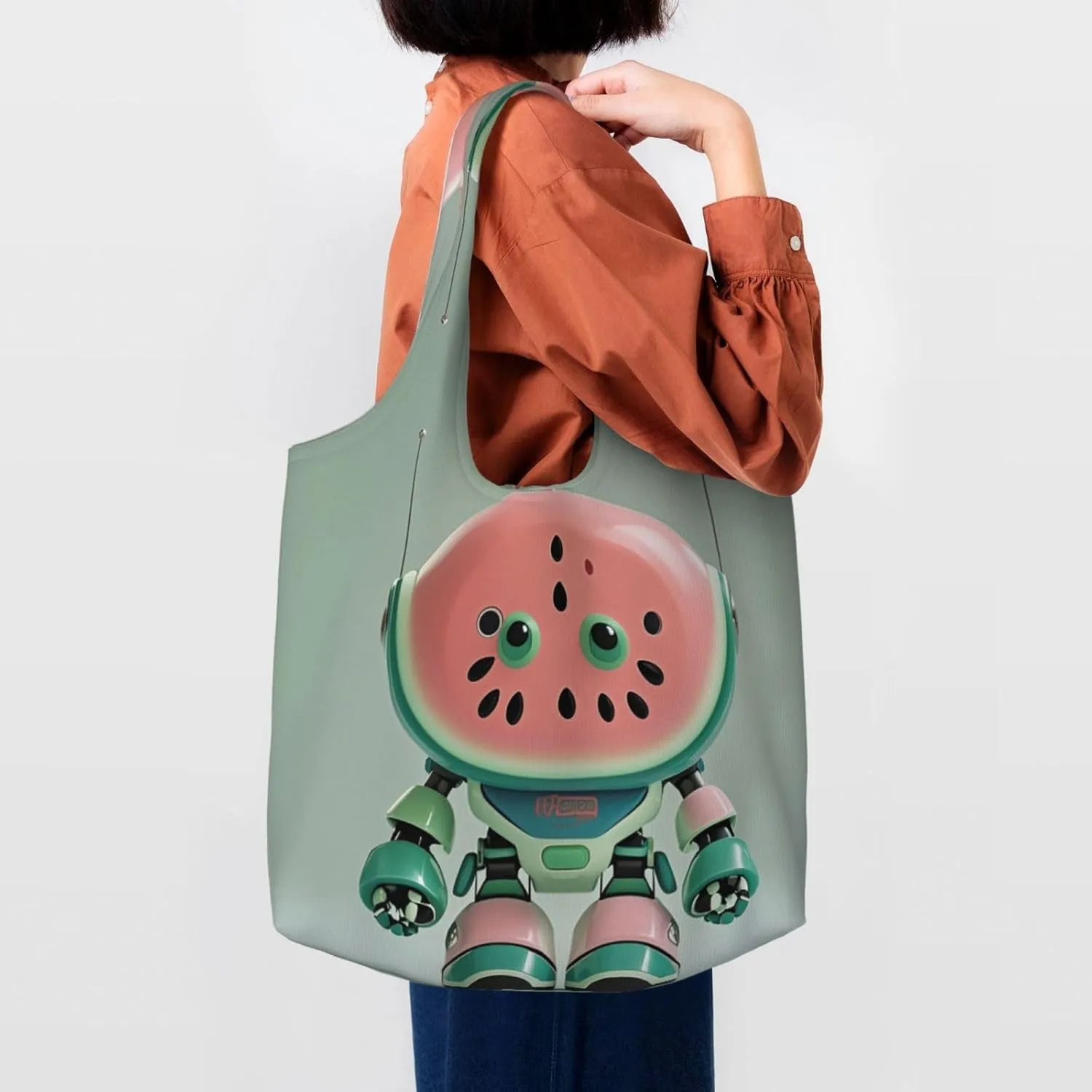 Canvas Tote Bag Reusable Grocery Bags Lightweight Handbag Lion image Tote Bag for Shopping Cloth Bags