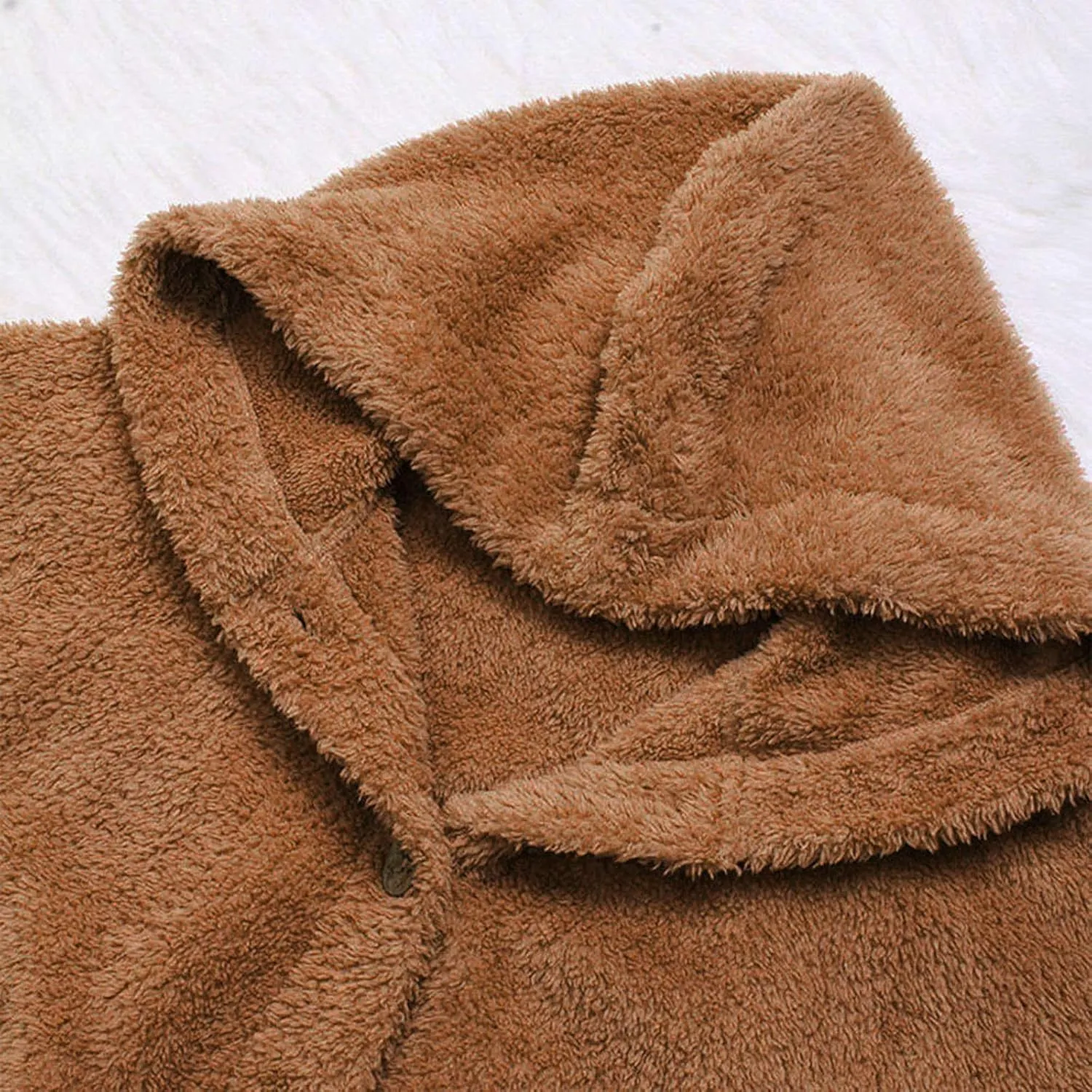 Ceboyel Women Teddy Sweatshirt Jacket Fleece Sweater Hoodies Fuzzy Sherpa Cute Pullover Tops Warm Fall Winter Clothing