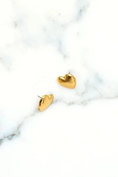 Ciel Heart Stud Earrings