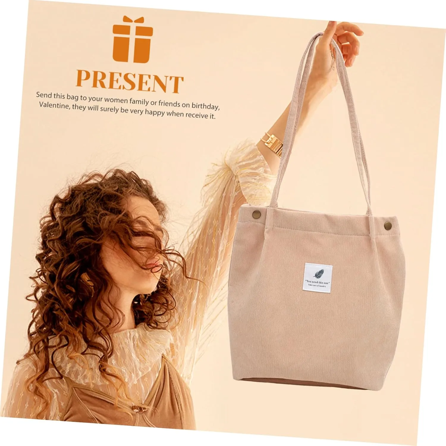 Corduroy Bag Canvas Tote Bag for Women Corduroy Tote Bag Womens Tote Bag Canvas Bag Womens Handbags