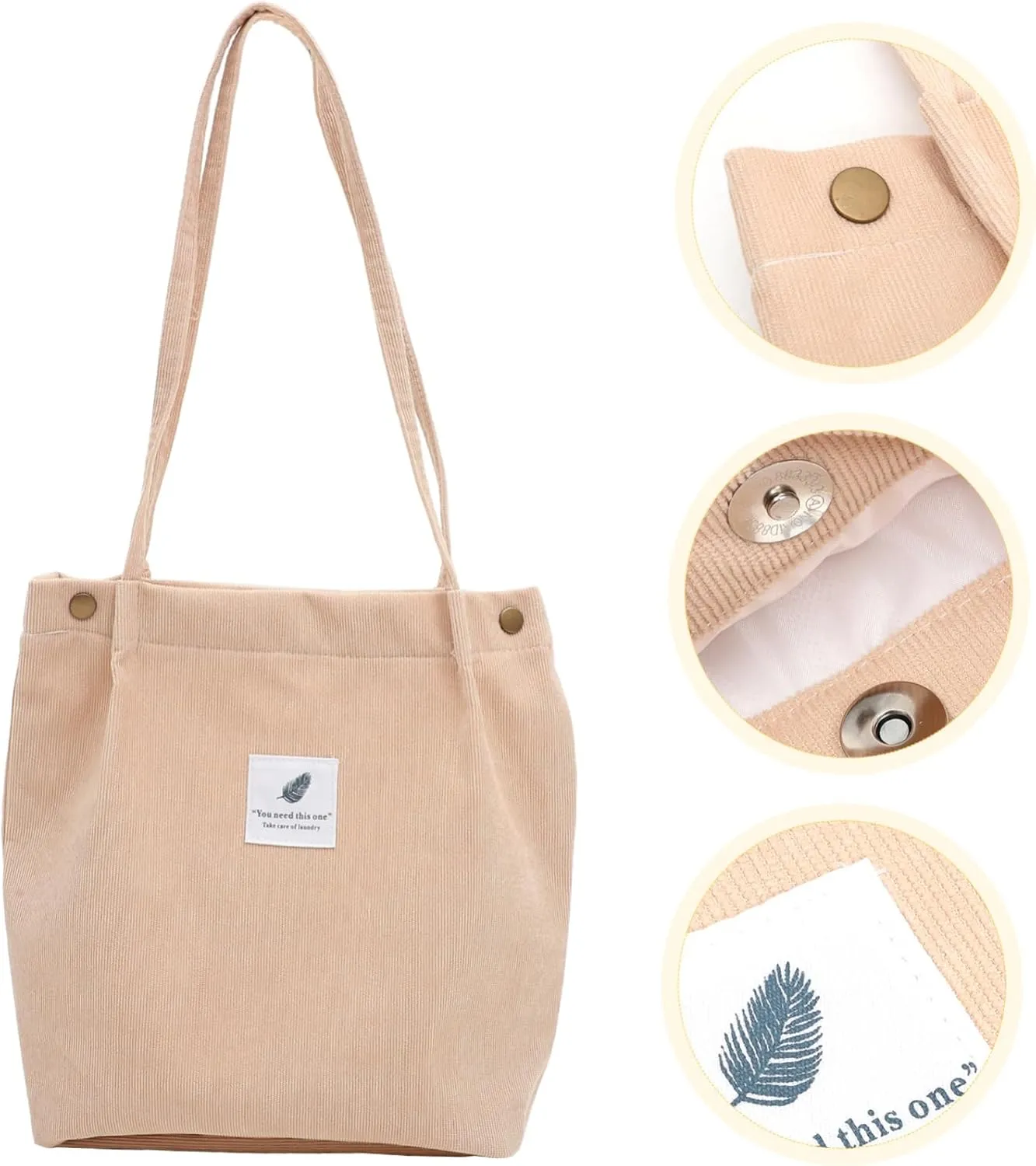 Corduroy Bag Canvas Tote Bag for Women Corduroy Tote Bag Womens Tote Bag Canvas Bag Womens Handbags