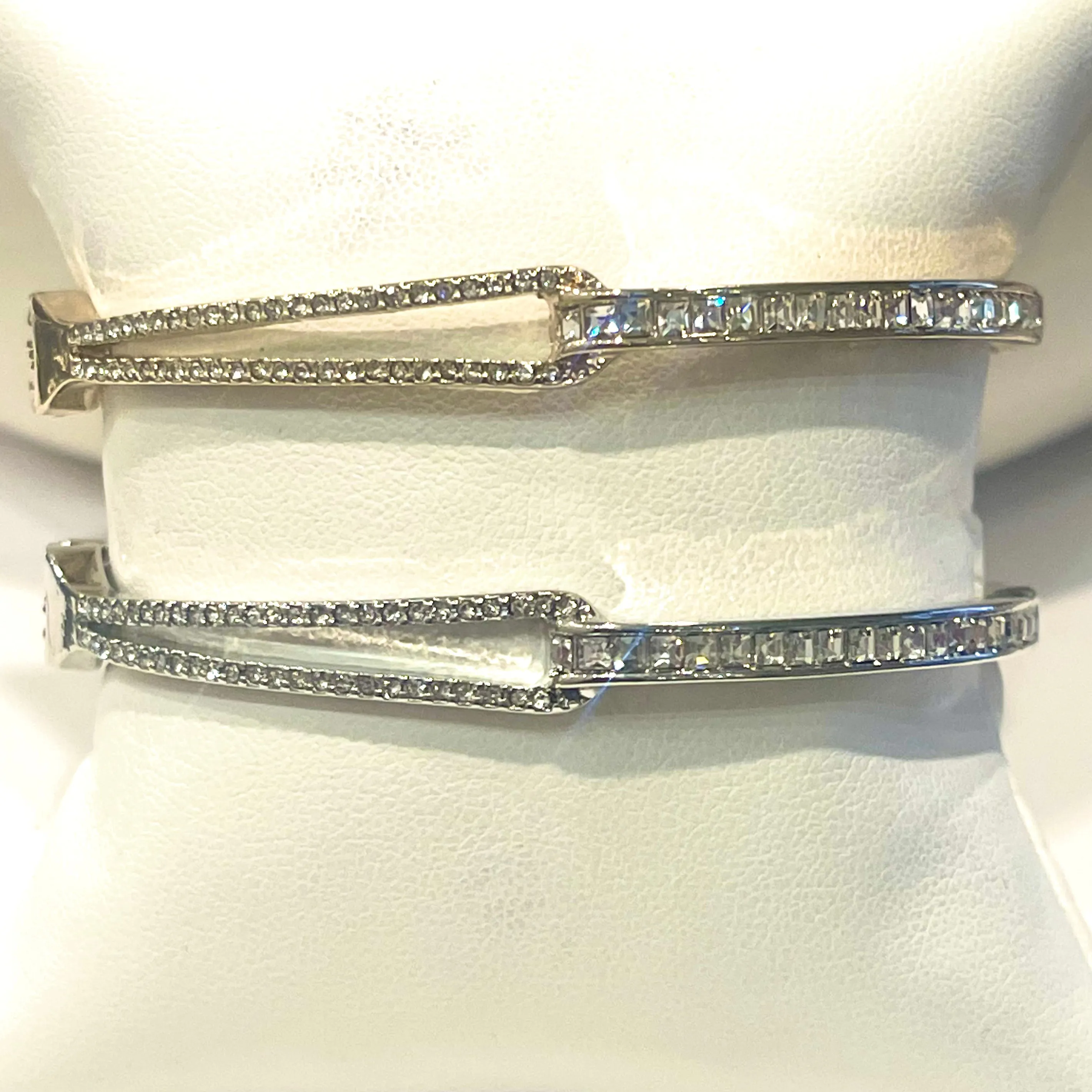 Crystal & Baguette Bangle