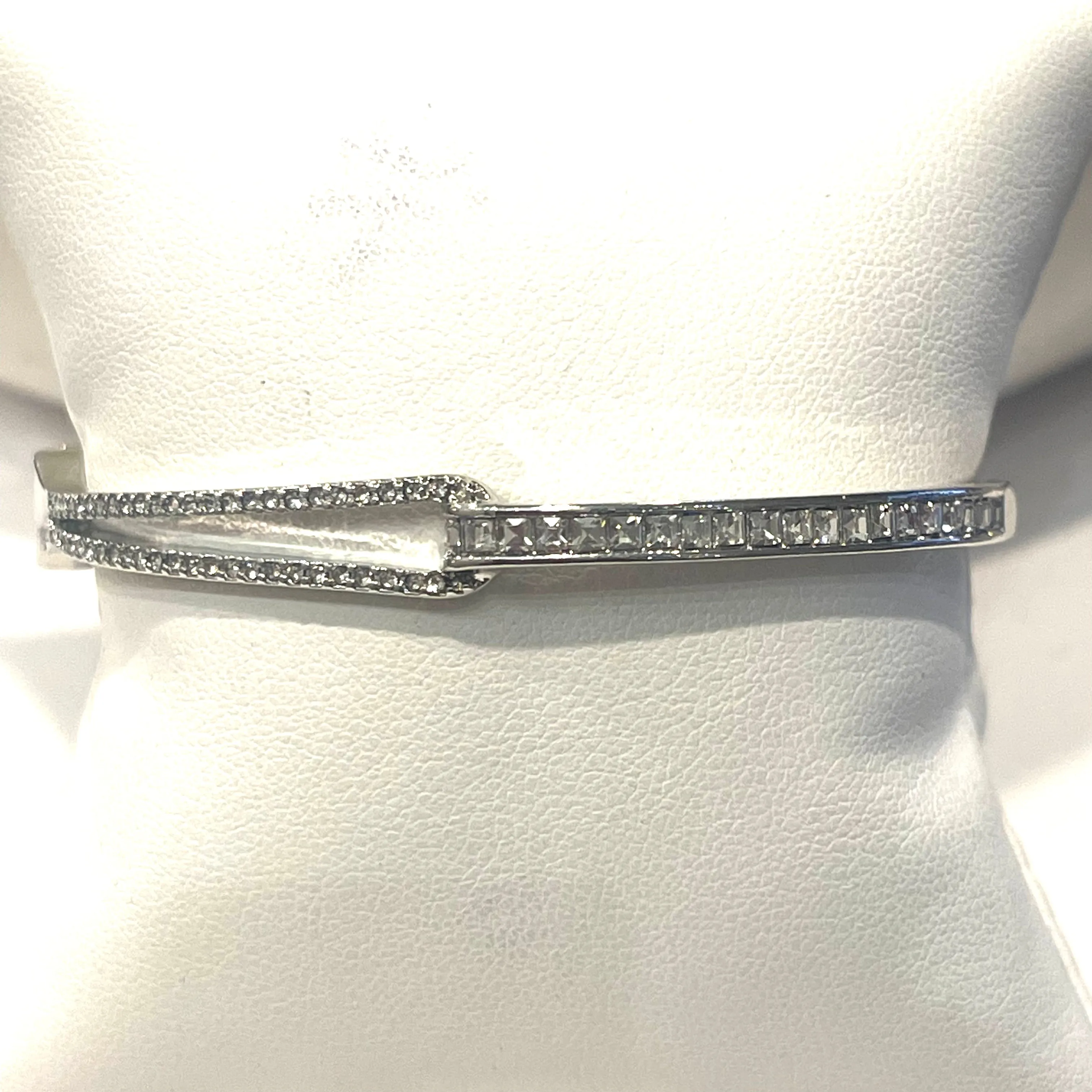Crystal & Baguette Bangle