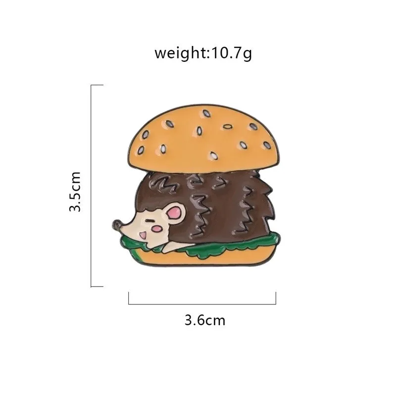 Cute Dinosaur Cat Elephant Alloy Enamel Kid's Brooches