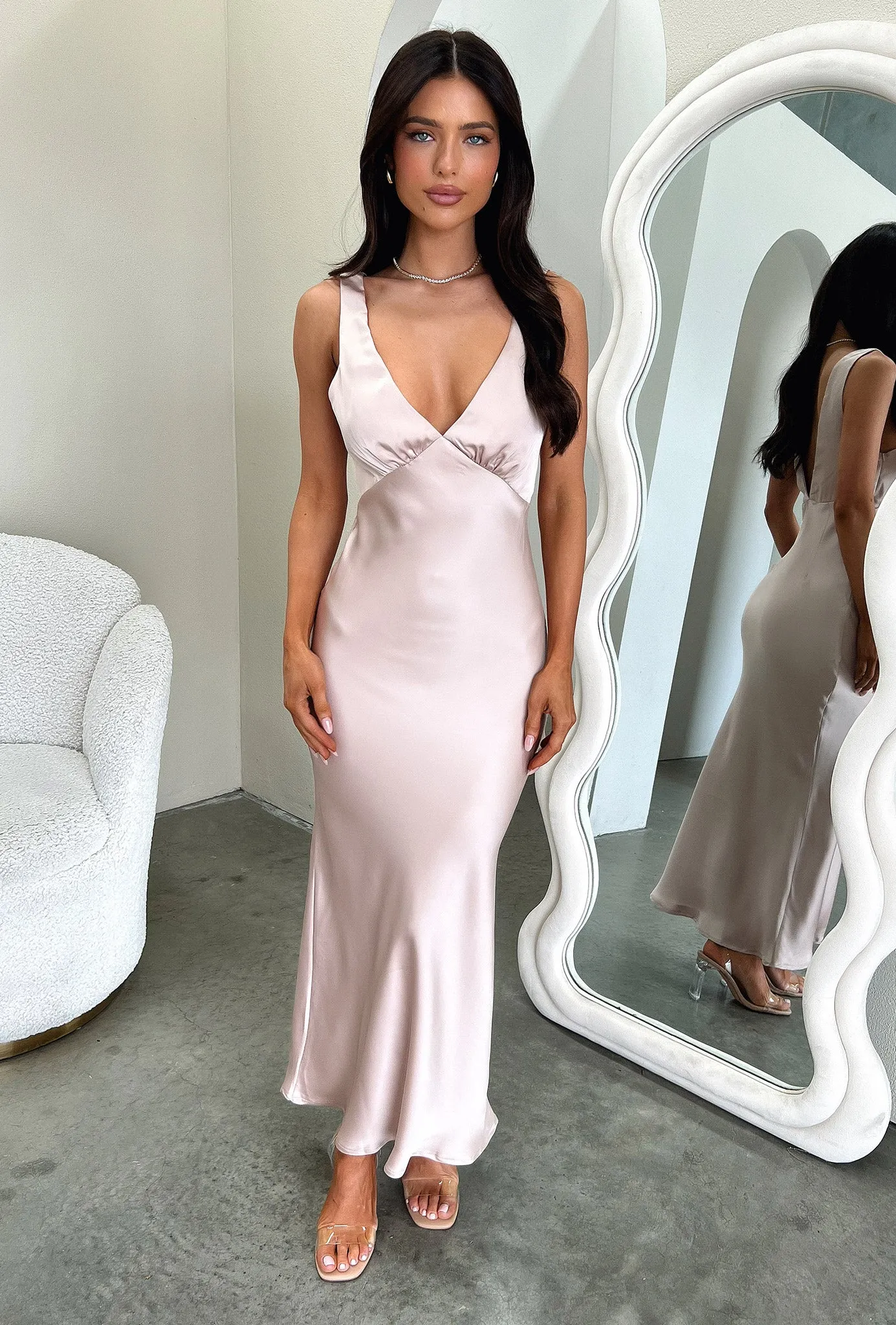 Delayne Dress - Champagne