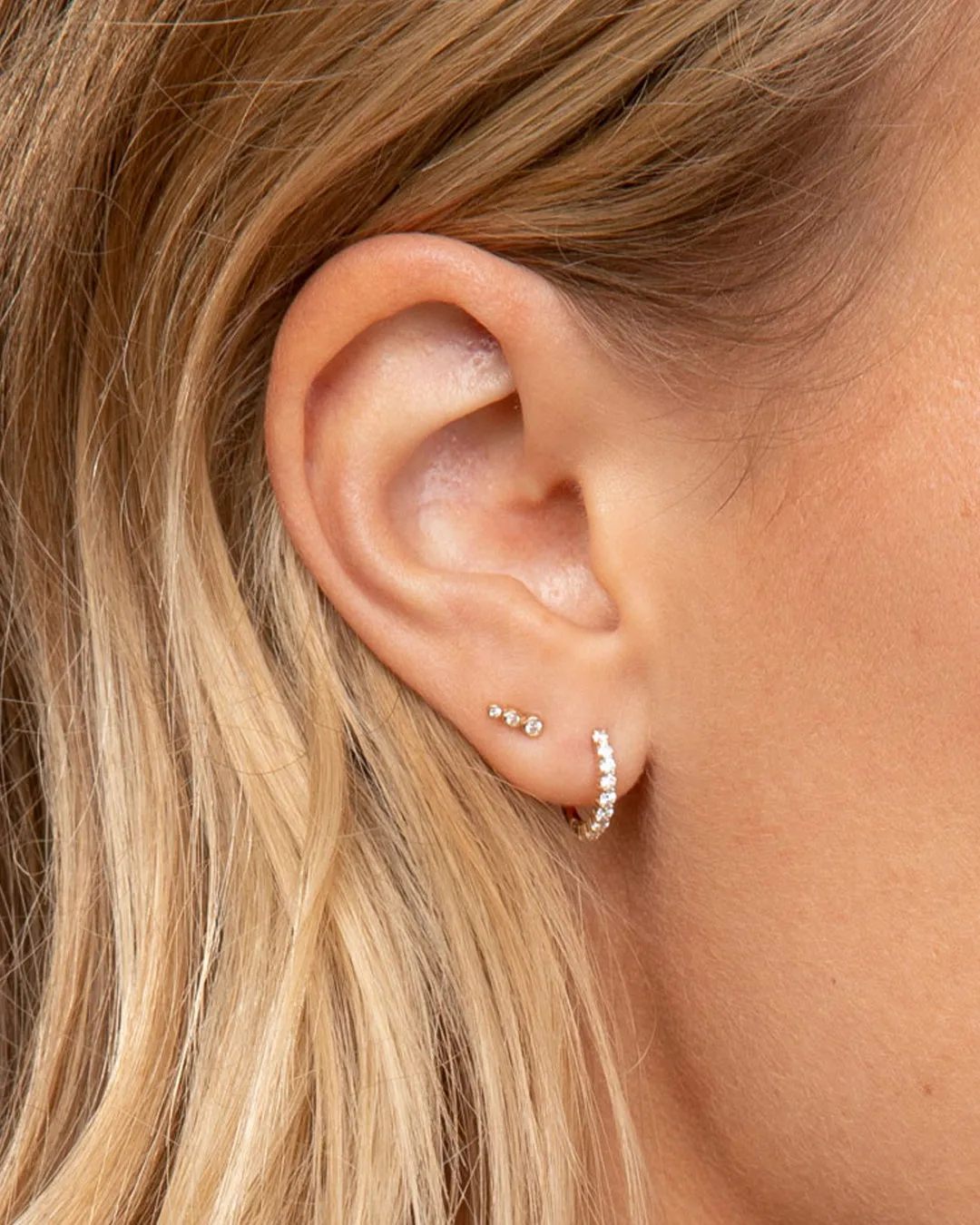 Diamond Tiered Studs