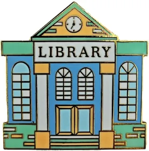 Enamel Pins Library Badge Reading Book Lending Lapel Pin Literature Bookworm Brooch Librarian Students Teacher Reading Lovers Gift