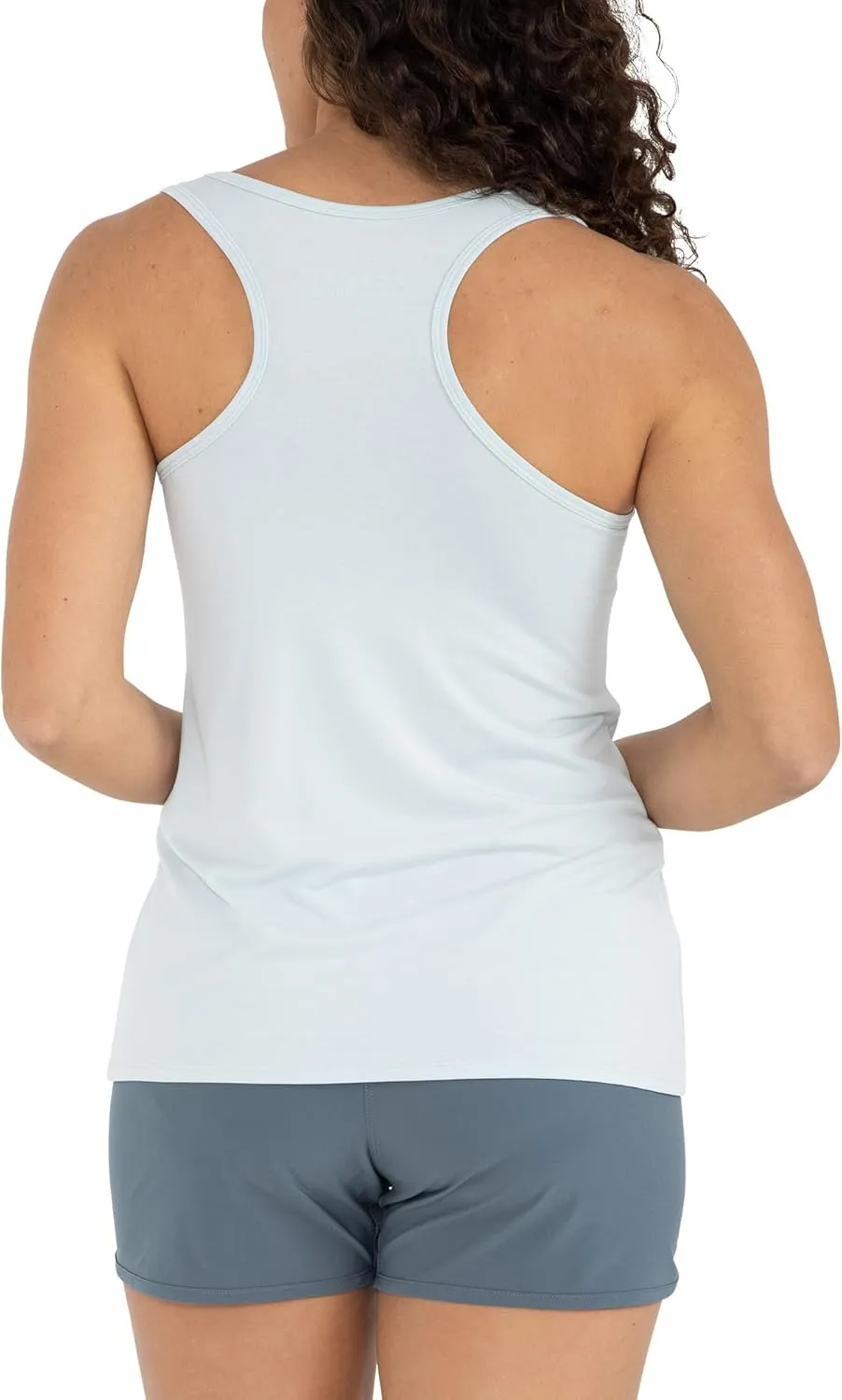 Free Fly Women's Motion Racerback Tank - Moisture Wicking Bamboo Viscose Breathable Active Tank with Sun Protection UPF 50 
