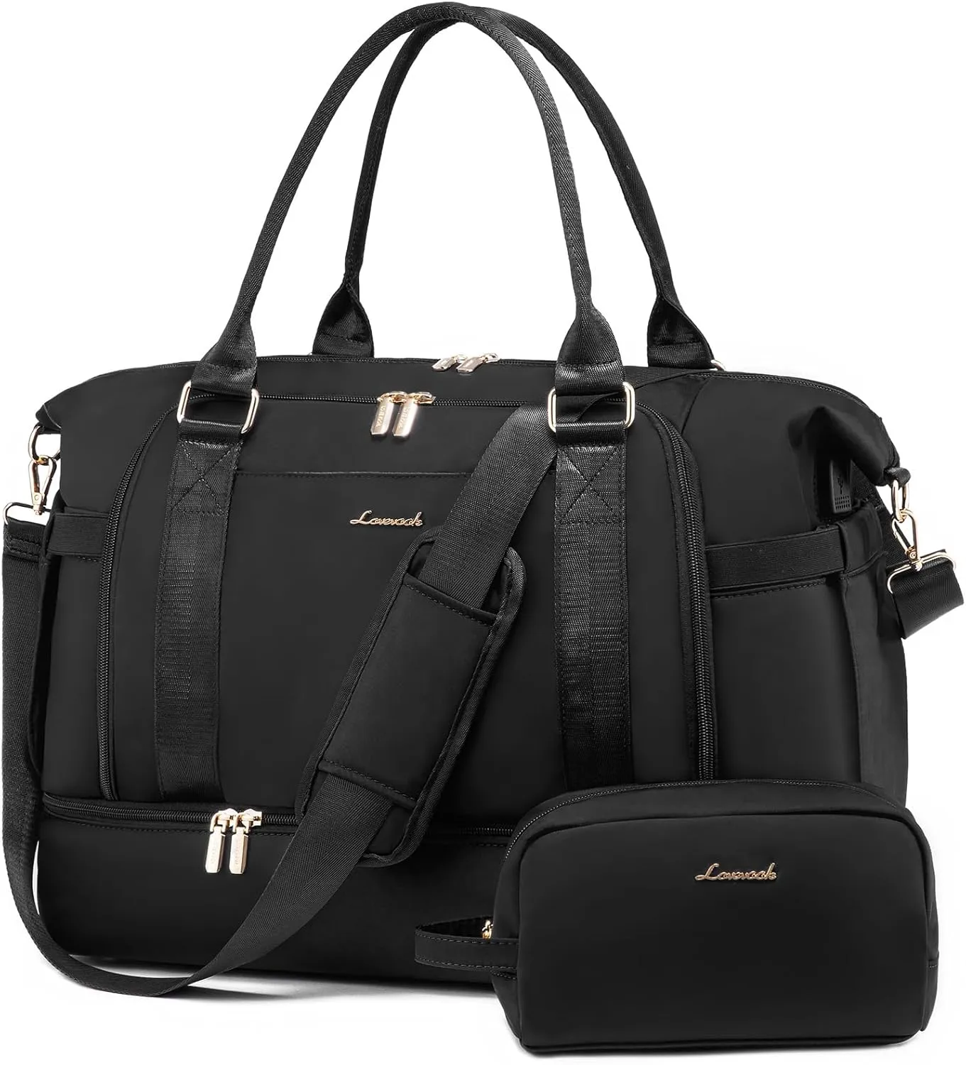Gym Bag for Women LOVEVOOK Travel Duffel Bag with USB Charging Port,Weekender Bags for Women with Shoe Compartment,Carry on Overnight Bag with Toiletry Bag,Hospital Bags for Labor and Deliver
