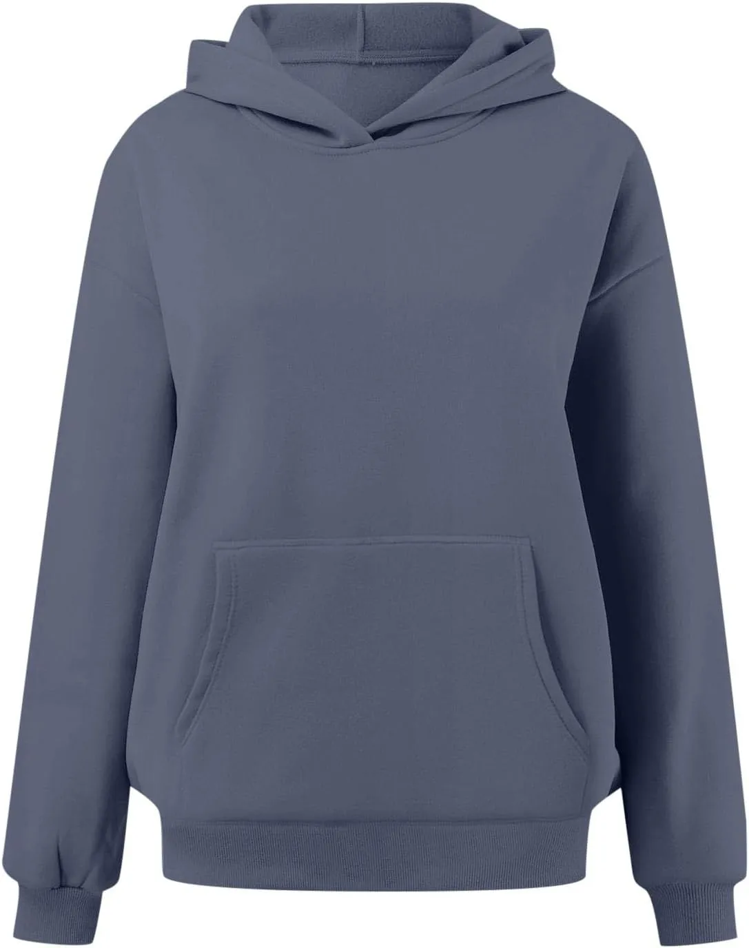 Hoodies for Women Trendy Oversized Sweatshirts Casual Fleece Long Sleeve Pullover Fall Outfits 2024 with Pocket
