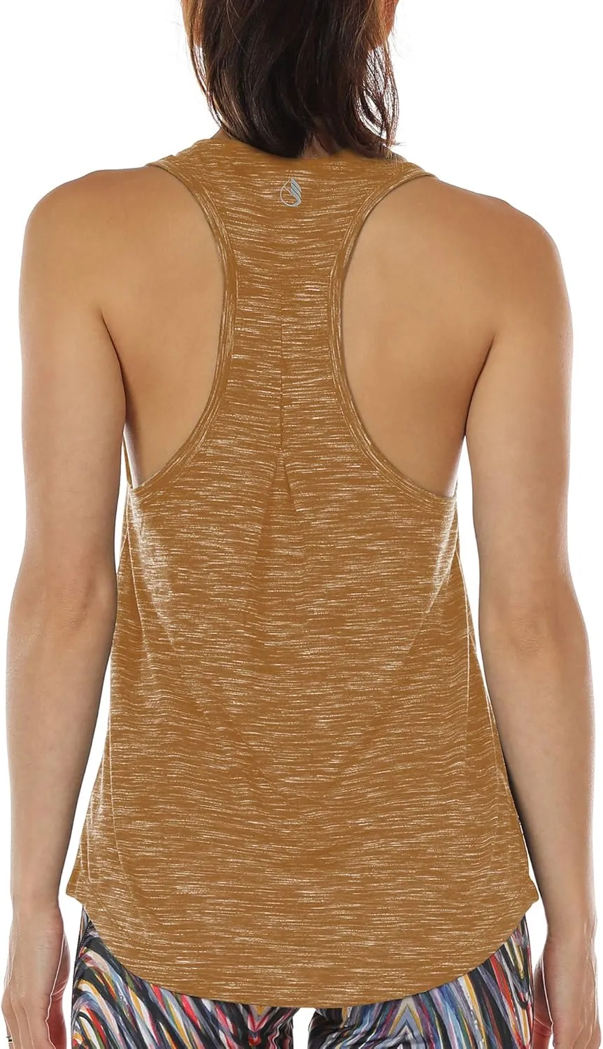 icyzone Workout Tank Tops for Women - Athletic Yoga Tops, Racerback Running Tank Top, Gym Exercise Shirts
