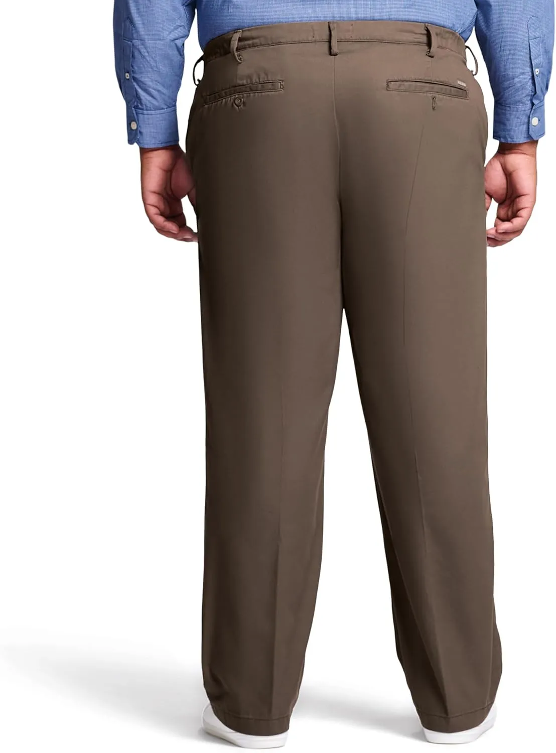 IZOD Men's Big-and-Tall American Chino Double-Pleated Pants