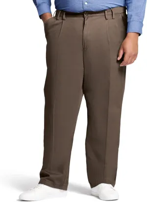 IZOD Men's Big-and-Tall American Chino Double-Pleated Pants