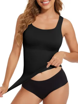JOYSHAPER Women's Shapewear Tops for Tummy Control Shapewear Camisole Tanks Square Neck Compression Tank Tops Cami Shaper
