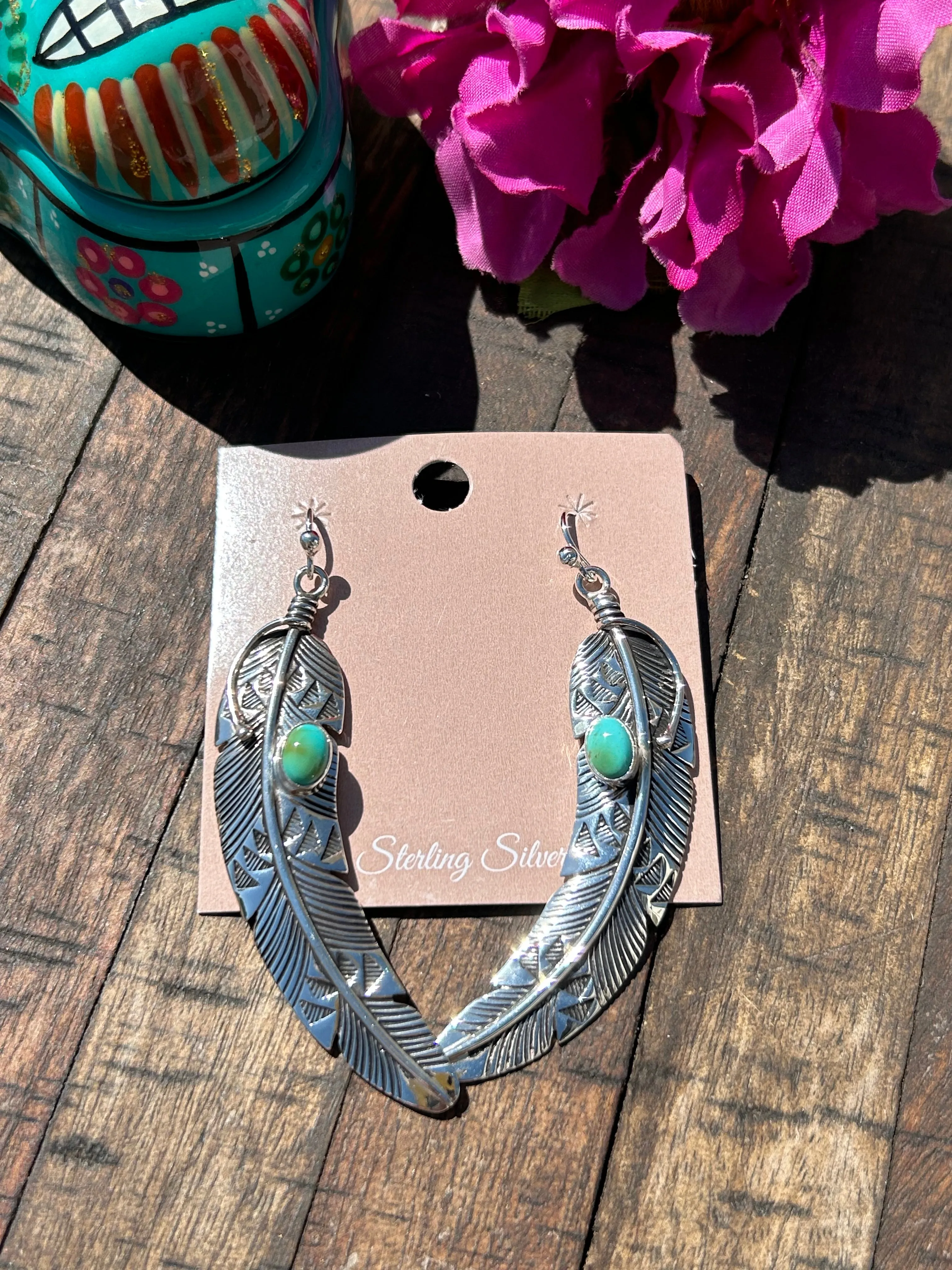 Kingman Feather Earrings