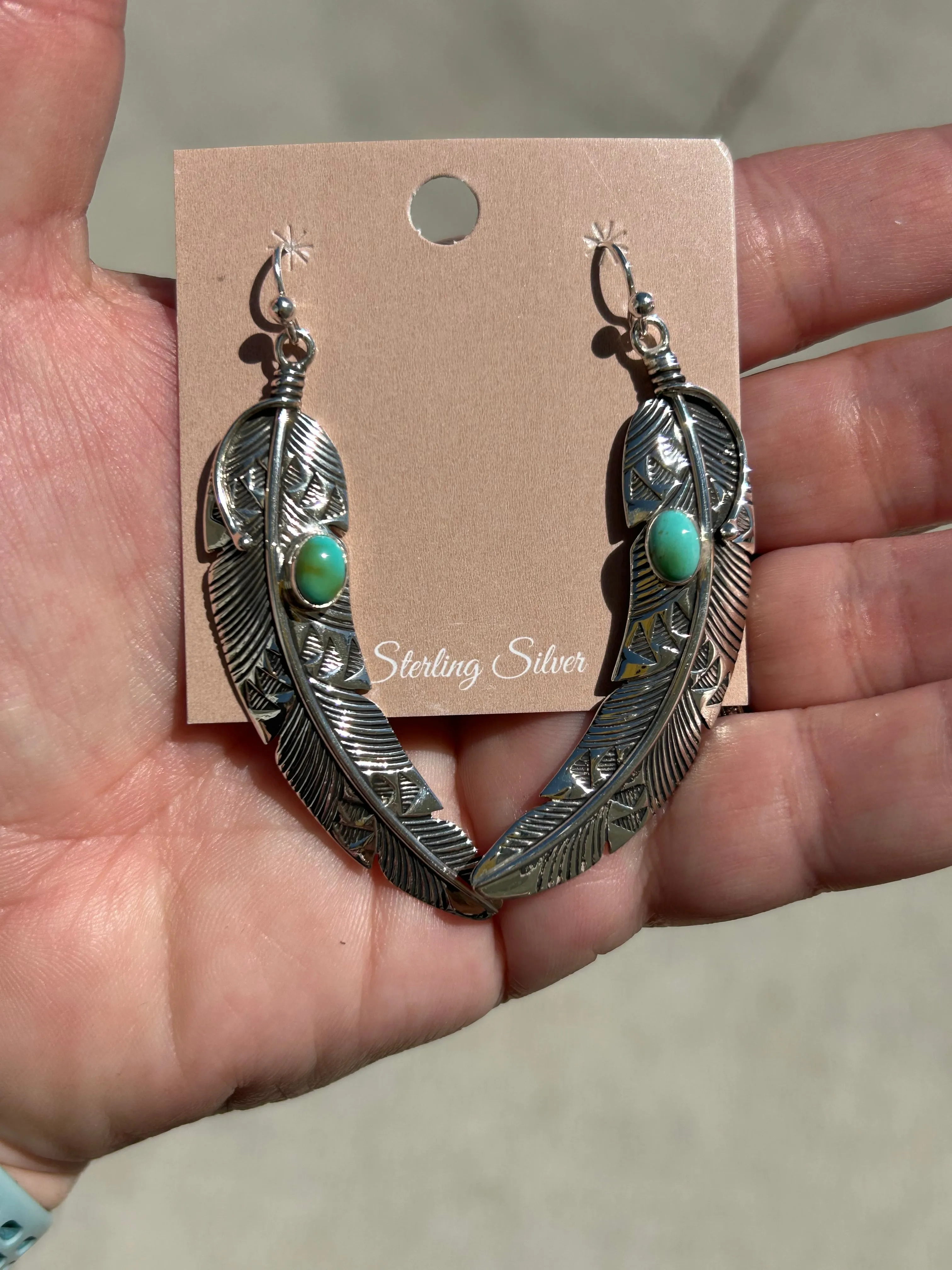 Kingman Feather Earrings