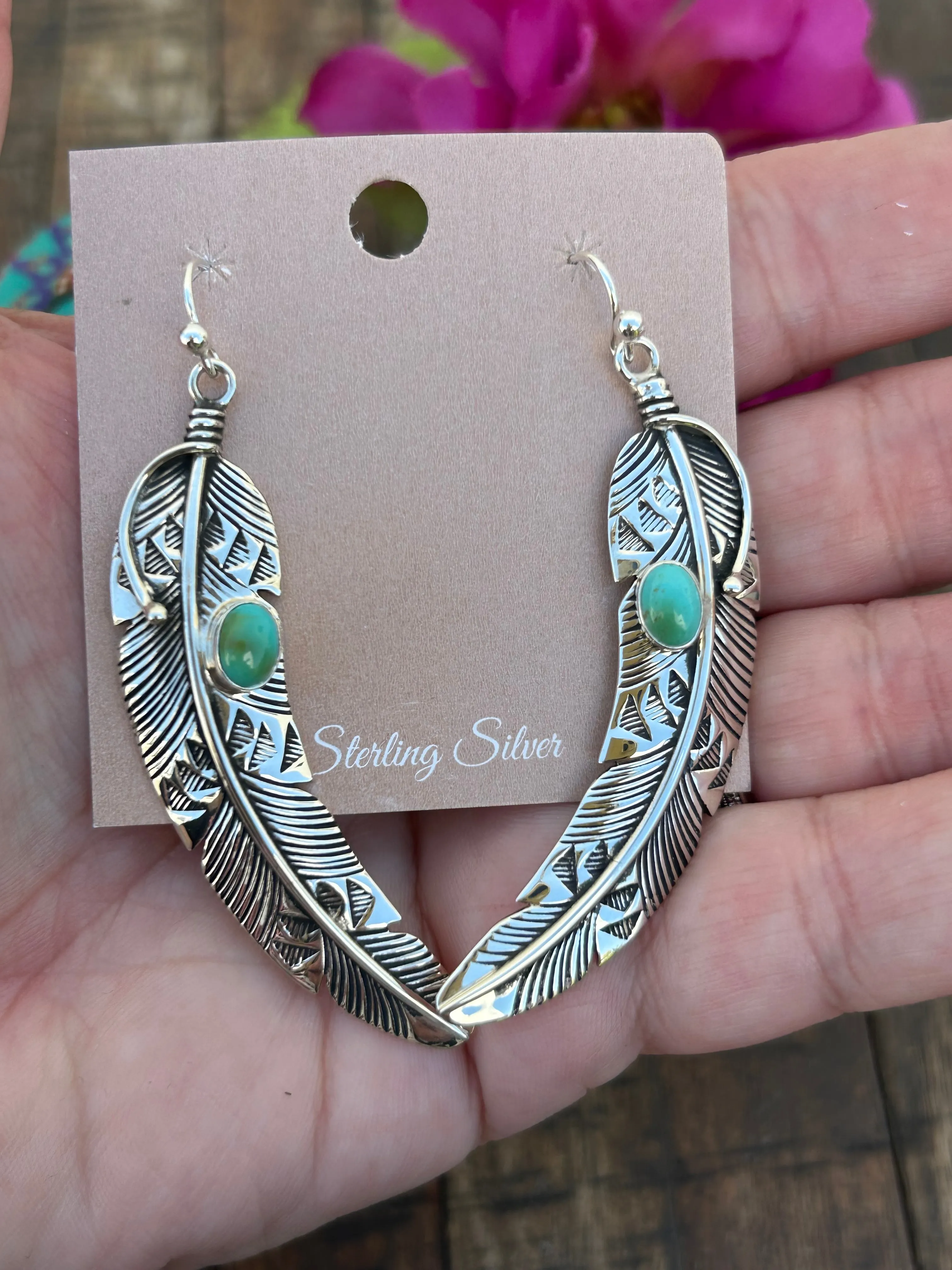 Kingman Feather Earrings