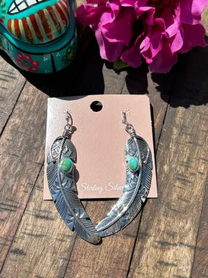 Kingman Feather Earrings