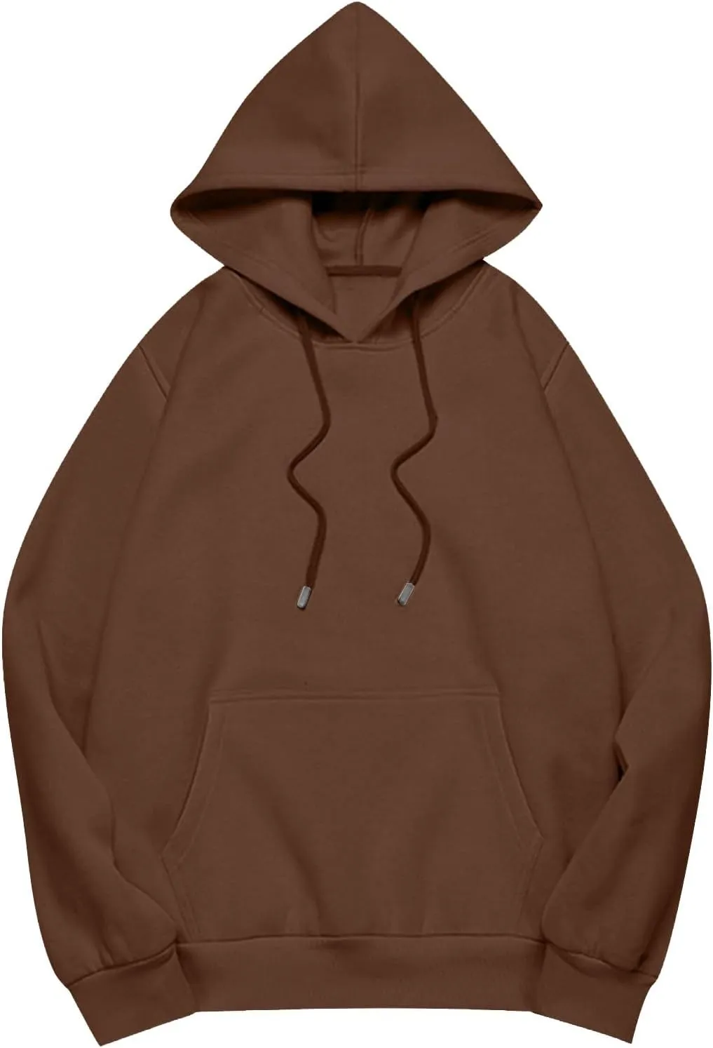 KUIOLYPOER Womens Oversized Hoodies Long Sleeve Hooded Plush Sweatshirt with Pocket 2025 Fashion Tops Trendy Outfits