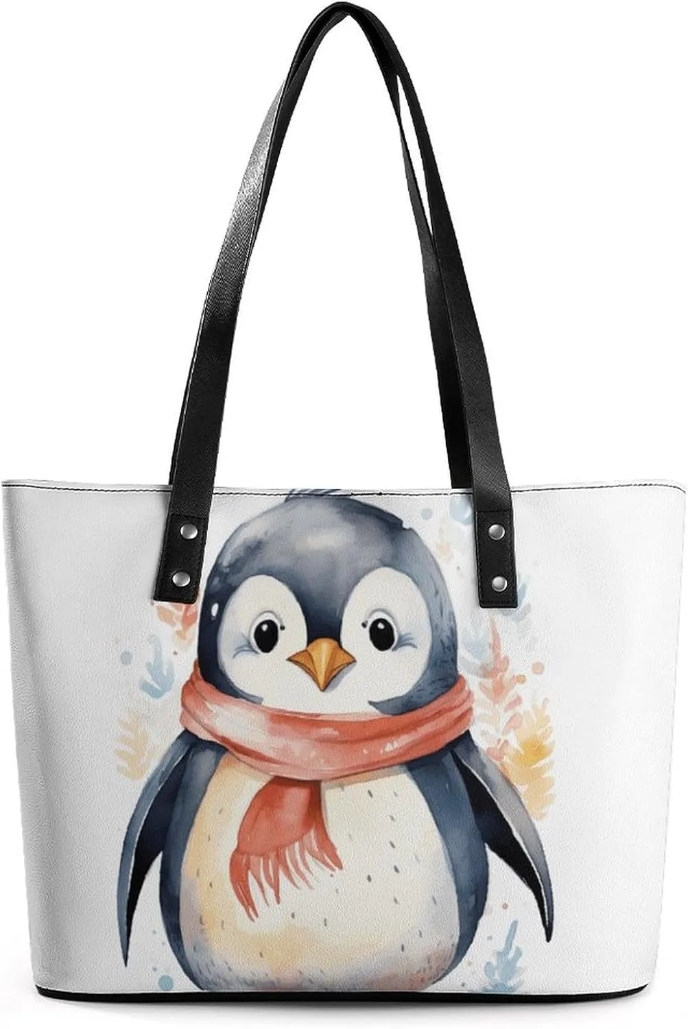 Leather Tote Bag Crossbody Bags for Women Fashion Top Handle Handbag Cute Cartoon Animal Ladies Shoulder Bags Casual Beach Bag Gym Bages Ladies Purses for Shopping Work Travel