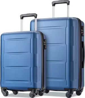Luggage 3 Piece Set 20" 28", Spinner Hardshell Lightweight Suitcase With 3-Digit Lock, Spinner Wheel, Carry On Suitcase For Travel, Business
