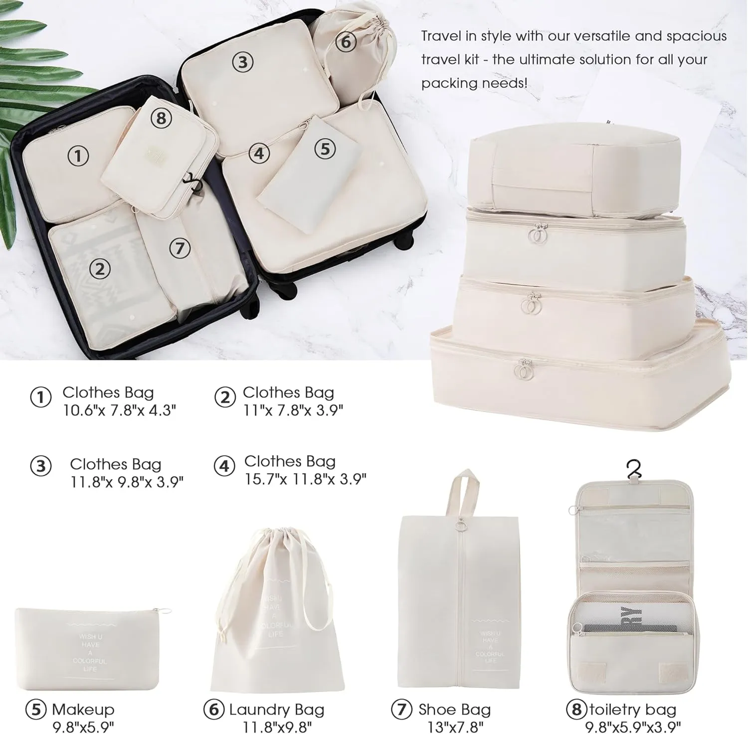 Luggage Sets 13 Piece Suitcase Set 16/20/24/28 IN,Carry on Luggage and Travel Bag TSA Lock Expandable,Hard Case Luggage with Spinner Wheels