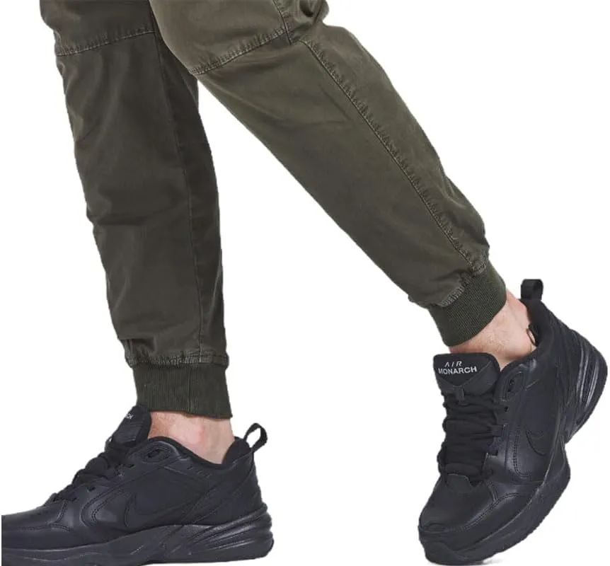 Men's Joggers Work Camo Chino Utility Combat Pants Trousers with Multi Pockets for Spring