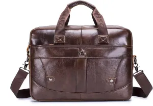 Men's Laptop Bags, Shoulder Bag Leather Handbag Bag Briefcase Grand Computer Bag