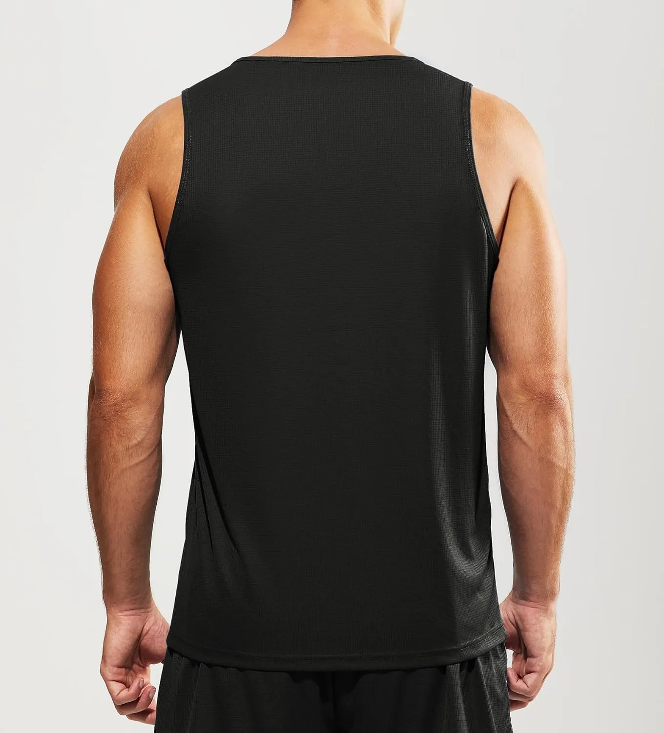 MIER Men's Tank Tops Quick Dry Swim Athletic Gym Running Muscle Beach Sleeveless Workout Shirts for Men
