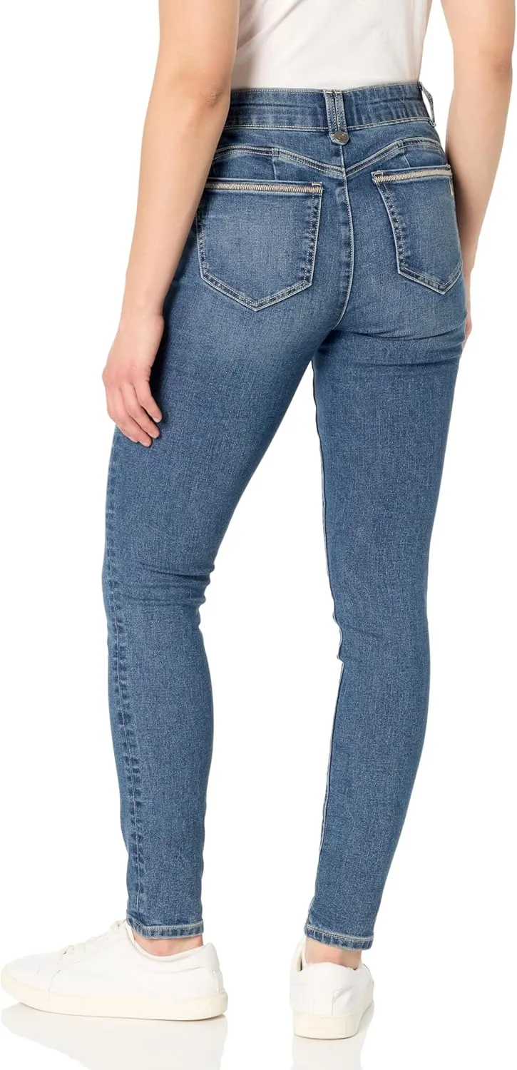 Nautica Women's High Skinny Mid Rise Jeans