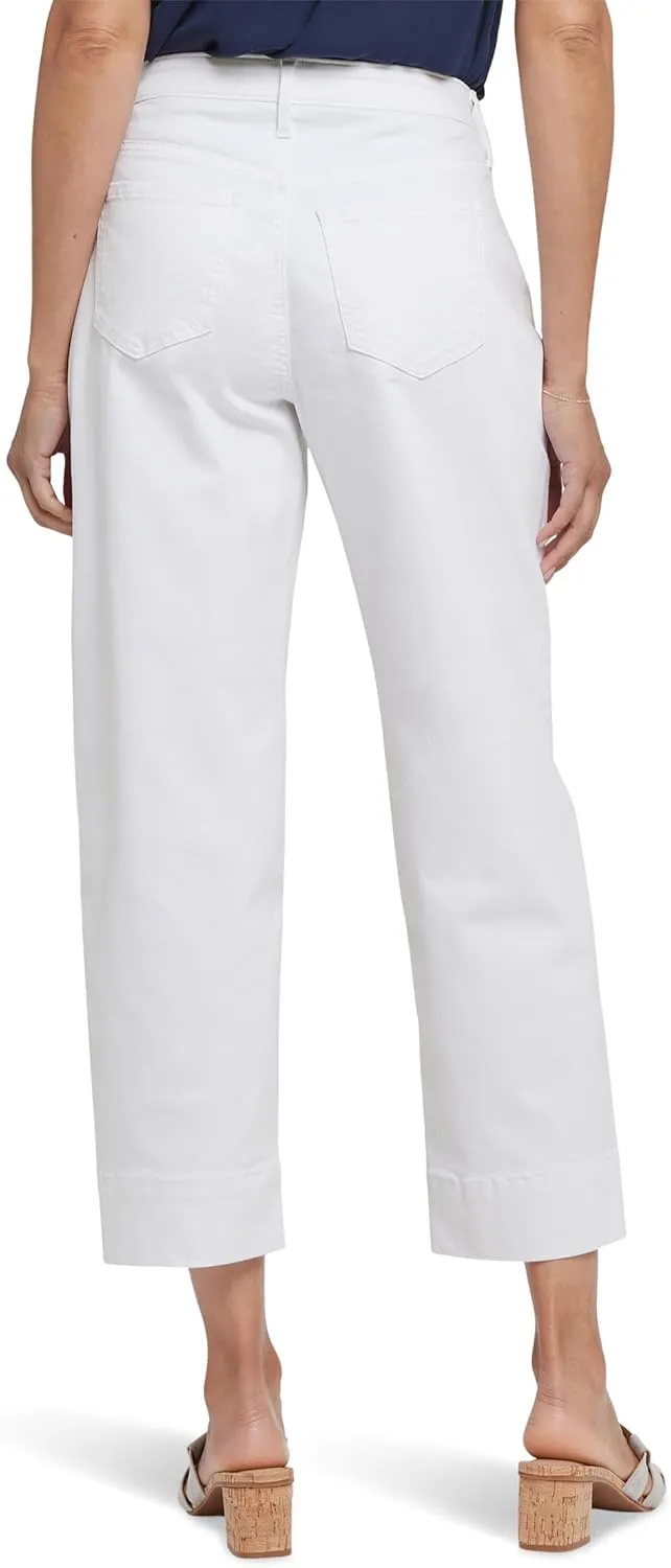 NYDJ Women's Balloon Ankle Jeans in Optic White