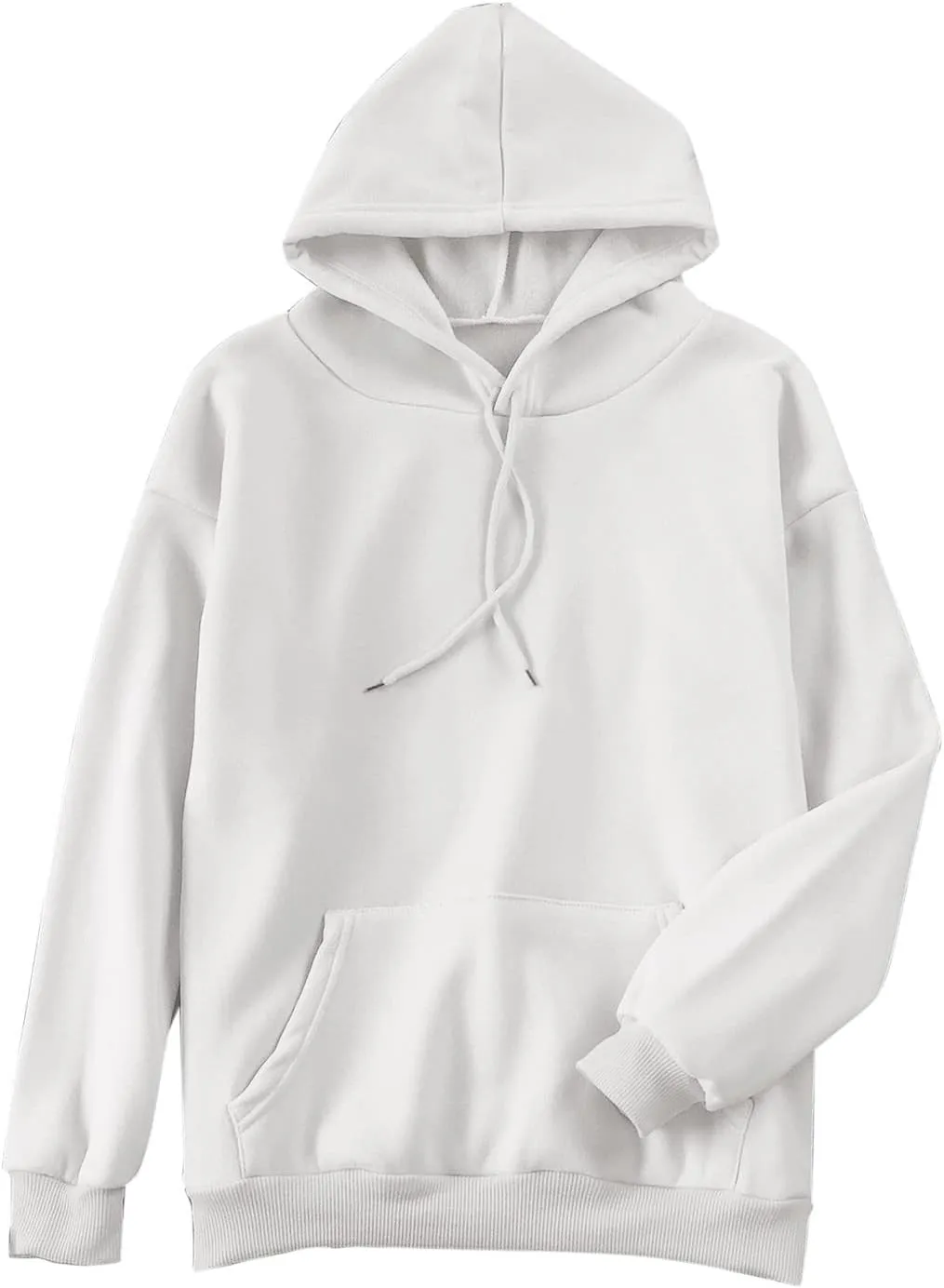 Oversized Hoodies for Teen Girls Y2k Hooded Sweatshirt Women Casual Plain Drop Shoulder Long Sleeve Hoodies Pullover Tops