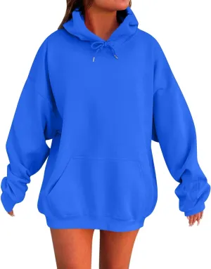 Oversized Hoodies For Women Plus Size Sweatshirt Trendy Winter Clothes Long Sleeve Drawstring With Pockets Pullover