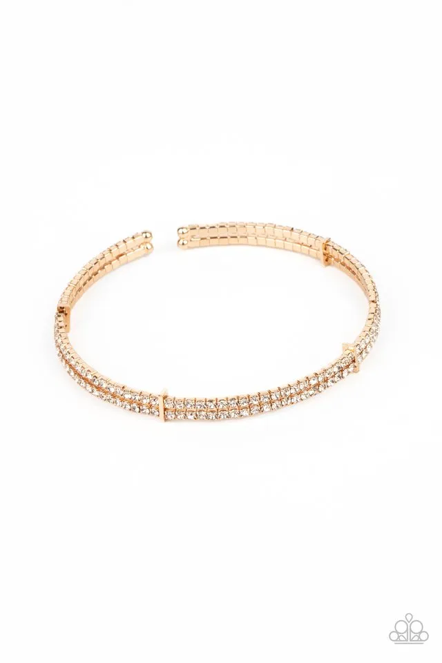 Paparazzi Bracelet ~ Standout Opulence - Gold
