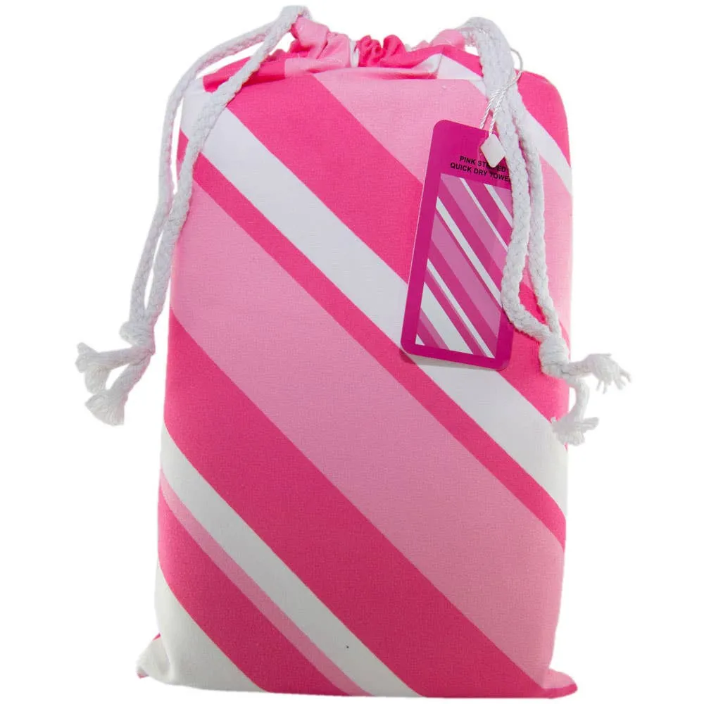 Pink Palm Quick Dry Towel