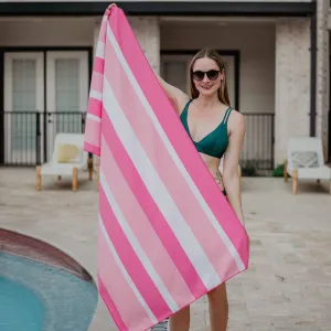 Pink Palm Quick Dry Towel