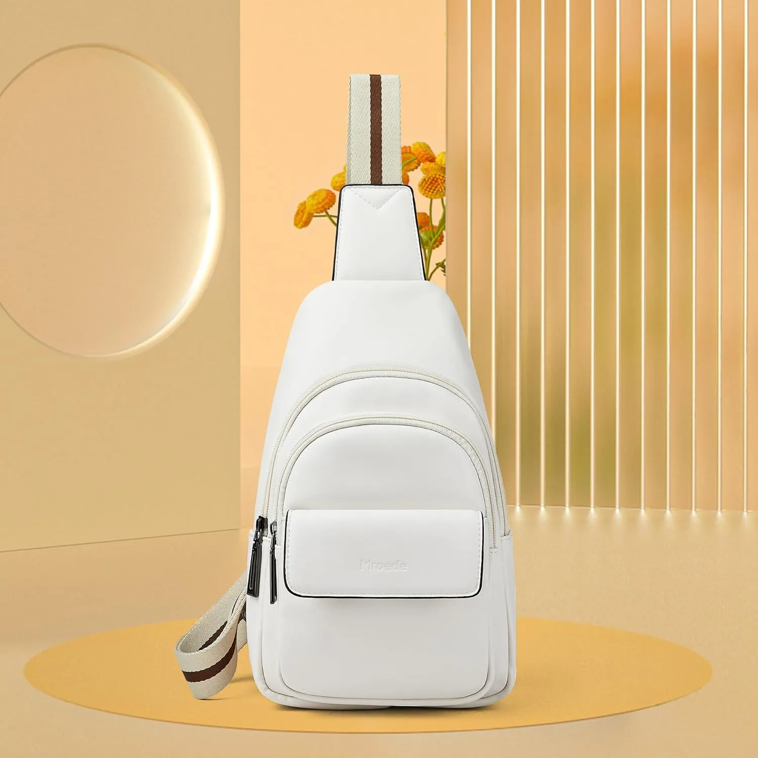 Sling Bag Crossbody Bags for Women Cross Body Fanny Packs Chest Sling Purses for Travel Shopping Leisure Sport
