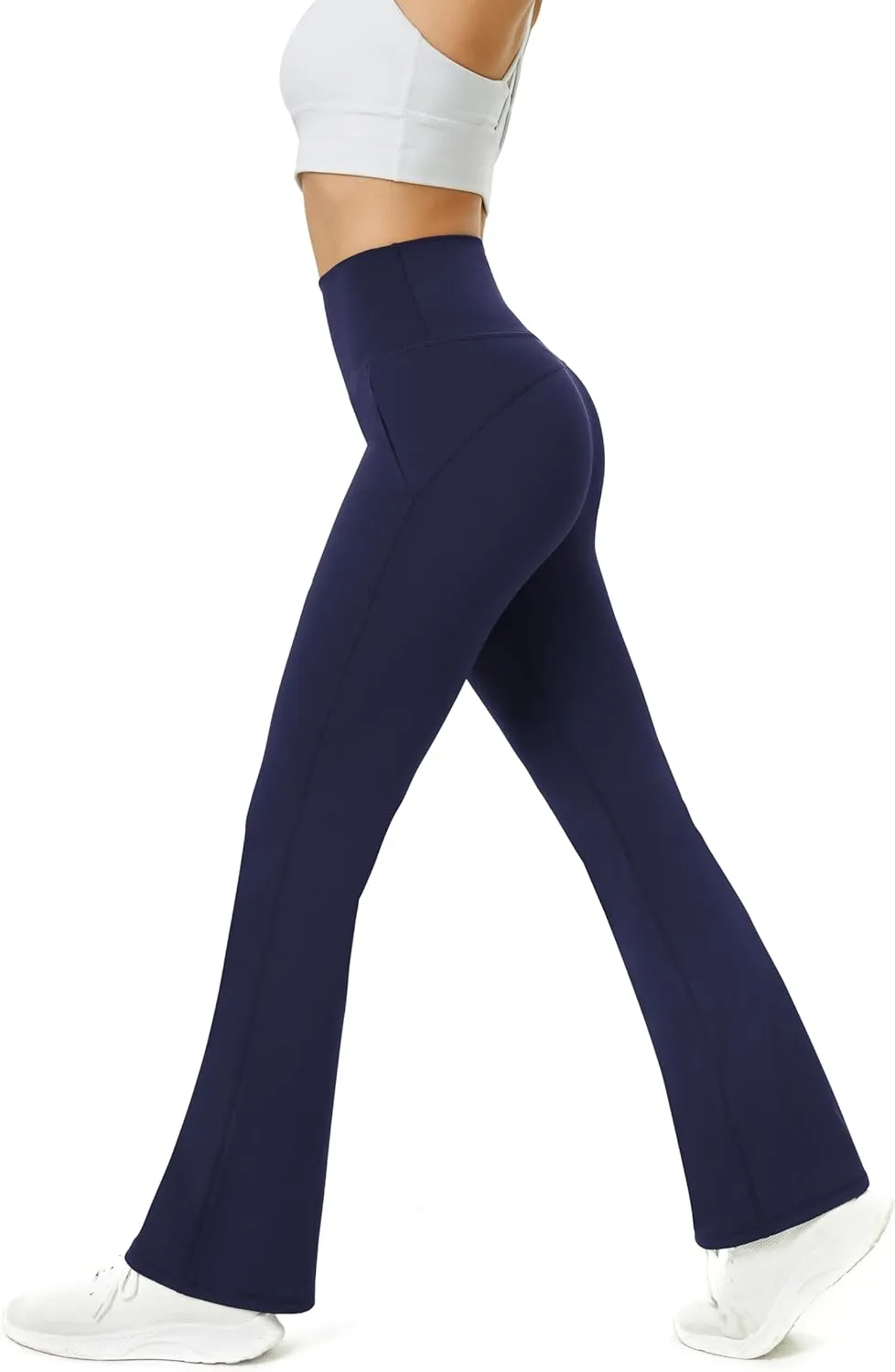 TOPYOGAS Women's Casual Yoga Pants with Pockets Tummy Control High Waist Leggings Workout Pants with Pockets