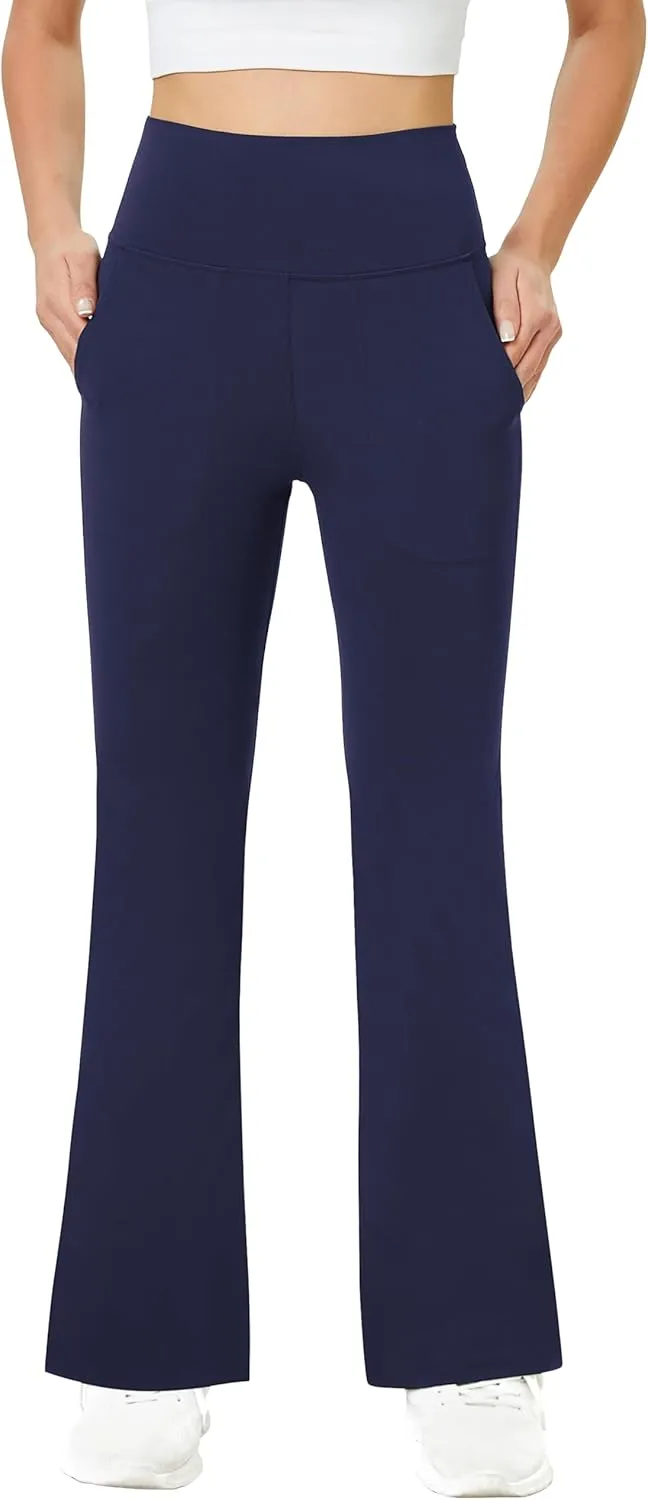 TOPYOGAS Women's Casual Yoga Pants with Pockets Tummy Control High Waist Leggings Workout Pants with Pockets