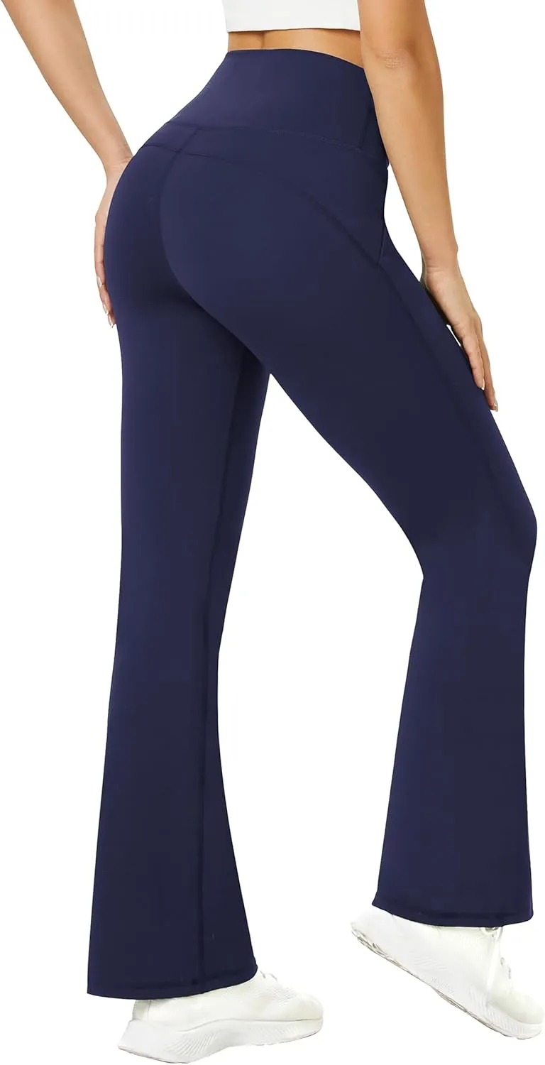 TOPYOGAS Women's Casual Yoga Pants with Pockets Tummy Control High Waist Leggings Workout Pants with Pockets