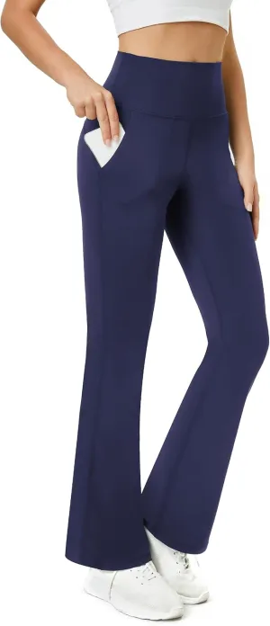 TOPYOGAS Women's Casual Yoga Pants with Pockets Tummy Control High Waist Leggings Workout Pants with Pockets