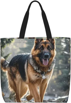 Tote Bag Large Capacity Grocery Bag With Zipper Heaps of Orange Monarch Butterflies Shopping Bag Shoulder Bag for Women